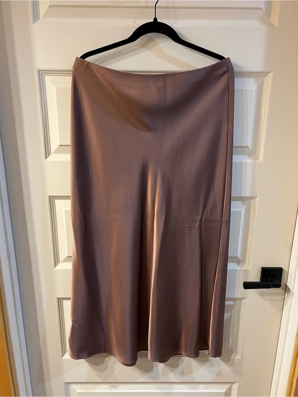 Zara Mauve Satin Skirt